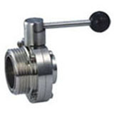 Sanitary Welded / Threaded Butterfly Valve