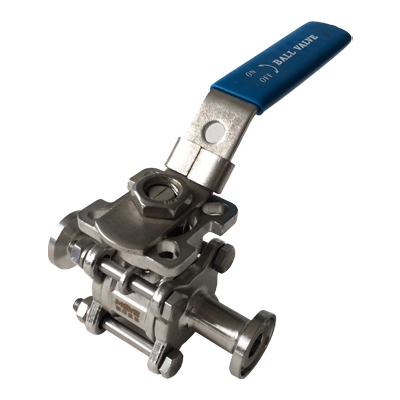 Three quick manual ball valve