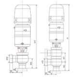 DC Sanitary Reversing Valve